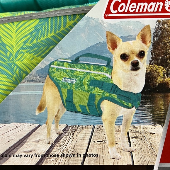 NWT Coleman Dog Pet Floatation Vest Life Jacket Up To 15 LBS Pool Lake  XS - Picture 1 of 5